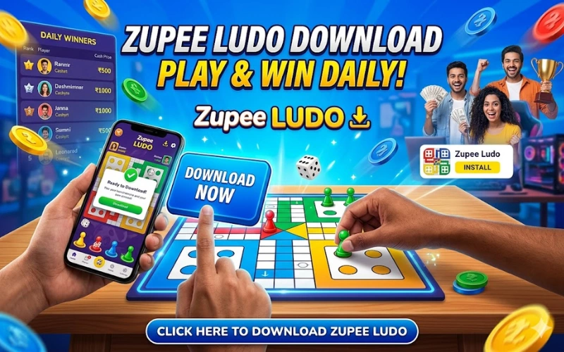 zupee ludo download at LudoSkill featured image